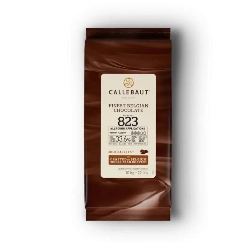 Callebaut Milk Chocolate 34% Callets (823NV-01B), 10 kg
